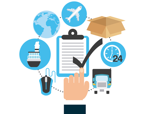 Completing all stages of shipping including operations and customs clearance